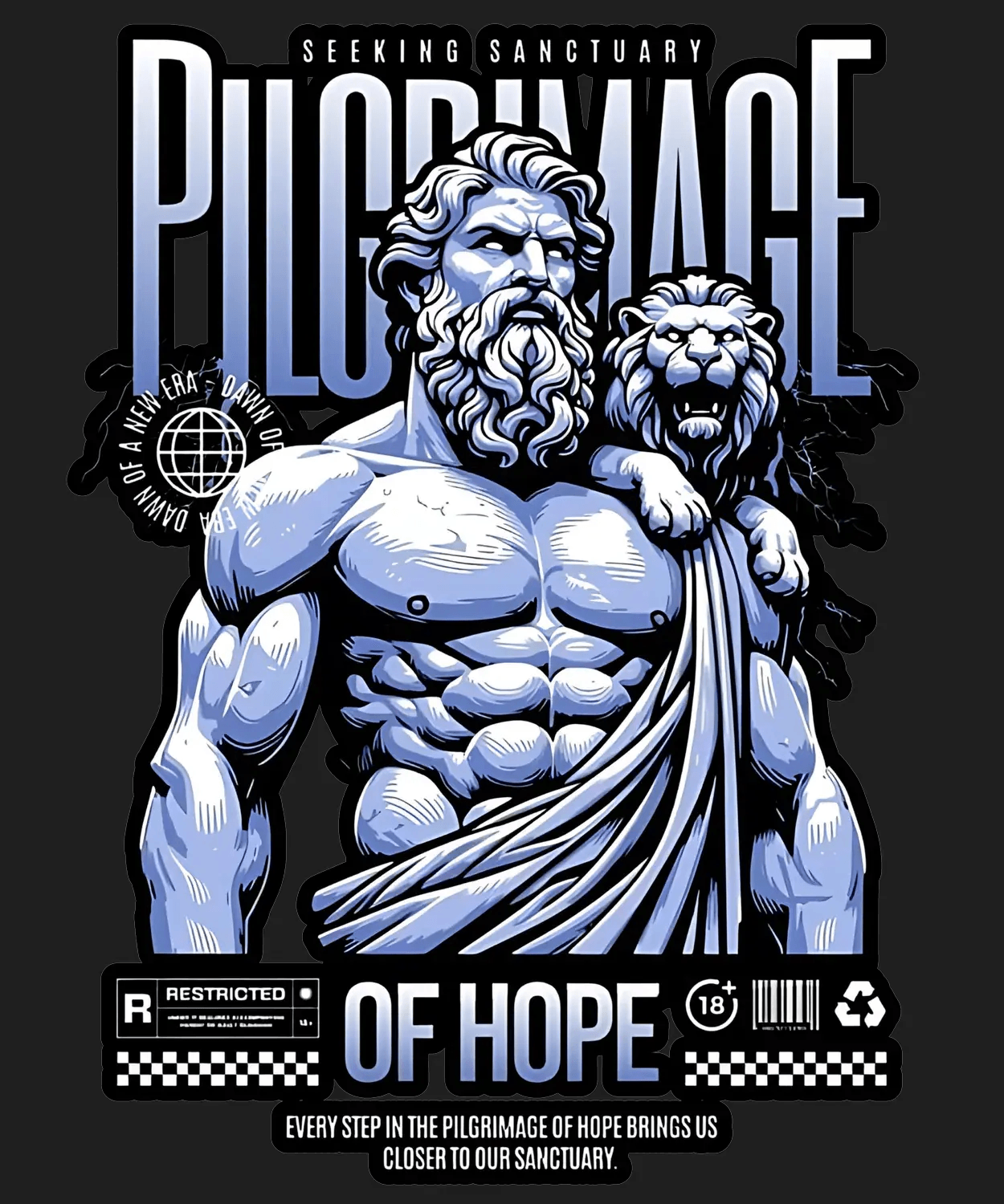 Pilgrimage of Hope - DTF Ready to Press (black_bg)