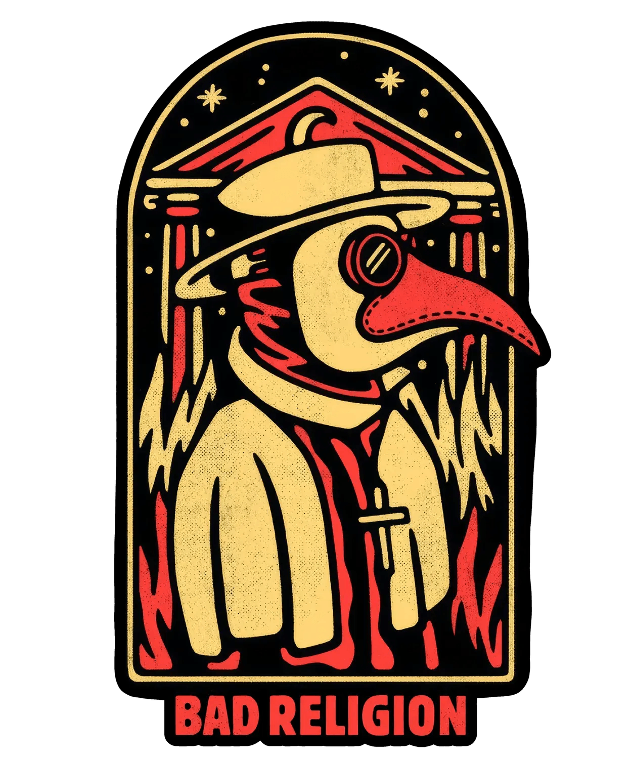 Plague Doctor Art - DTF Ready to Press (original)