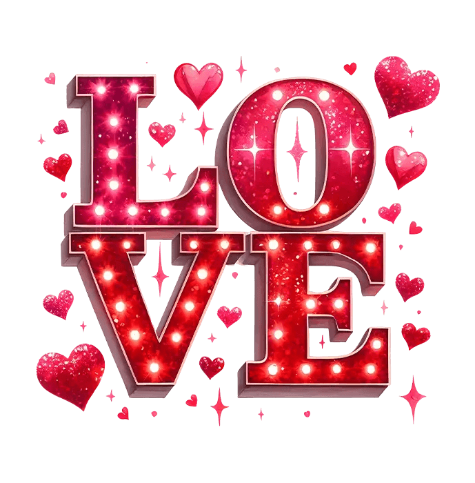 Plaid & Sweet: Valentine’s Day DTF Gang Sheet 22"x60" Premade DTF Gang Sheet - Heat Press Transfer