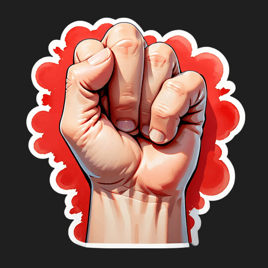 Power Fist - Empowerment Sticker - Heat Press Transfer
