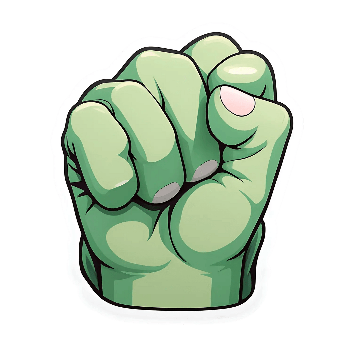 Power Fist - UV DTF Sticker - Heat Press Transfer