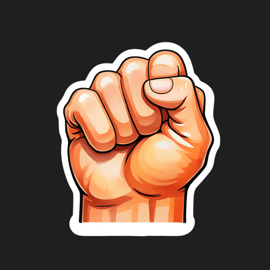 Power Fist - UV DTF Sticker - Heat Press Transfer