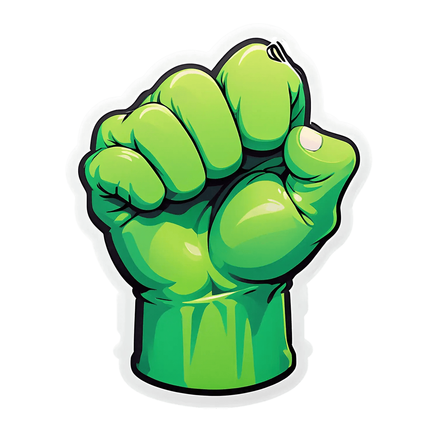 Power Fist - UV Sticker - Heat Press Transfer