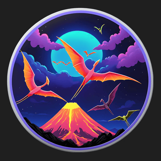 Pterosaur Night Sky - Sticker - Heat Press Transfer