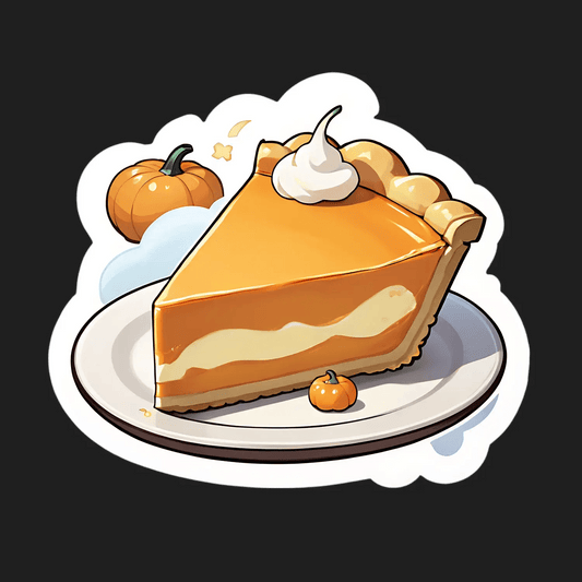 Pumpkin Pie Delight - Sticker - Heat Press Transfer