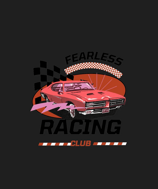 Racing Club Car - DTF Ready to Press - Heat Press Transfer