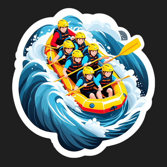 Rafting Adventure - Sticker - Heat Press Transfer