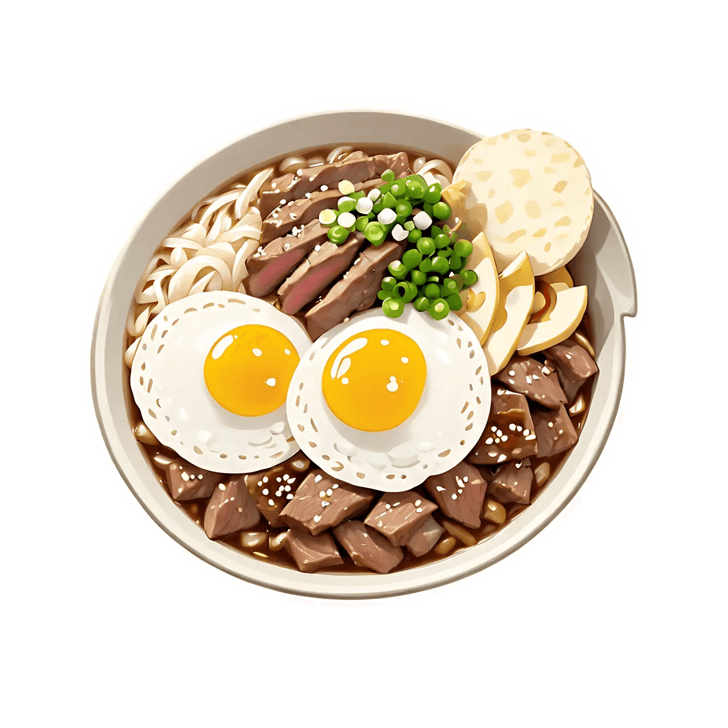 Ramen Bowl Sticker - UV DTF - Heat Press Transfer