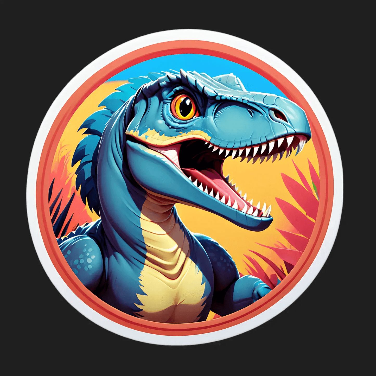 Raptor Graphic - Sticker - Heat Press Transfer