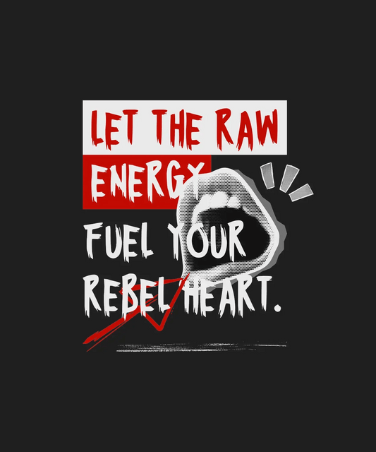 Rebel Heart Energy - DTF Ready to Press - Heat Press Transfer