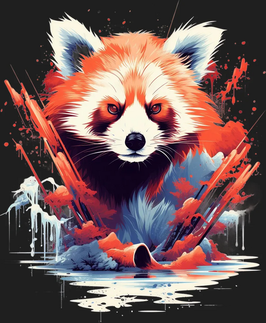 Red Panda Art - DTF Ready to Press - Heat Press Transfer