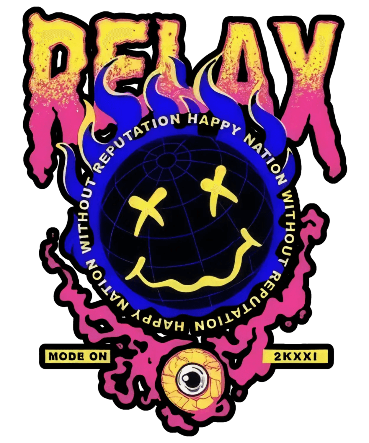 Relax Mode On - DTF Ready to Press (original)