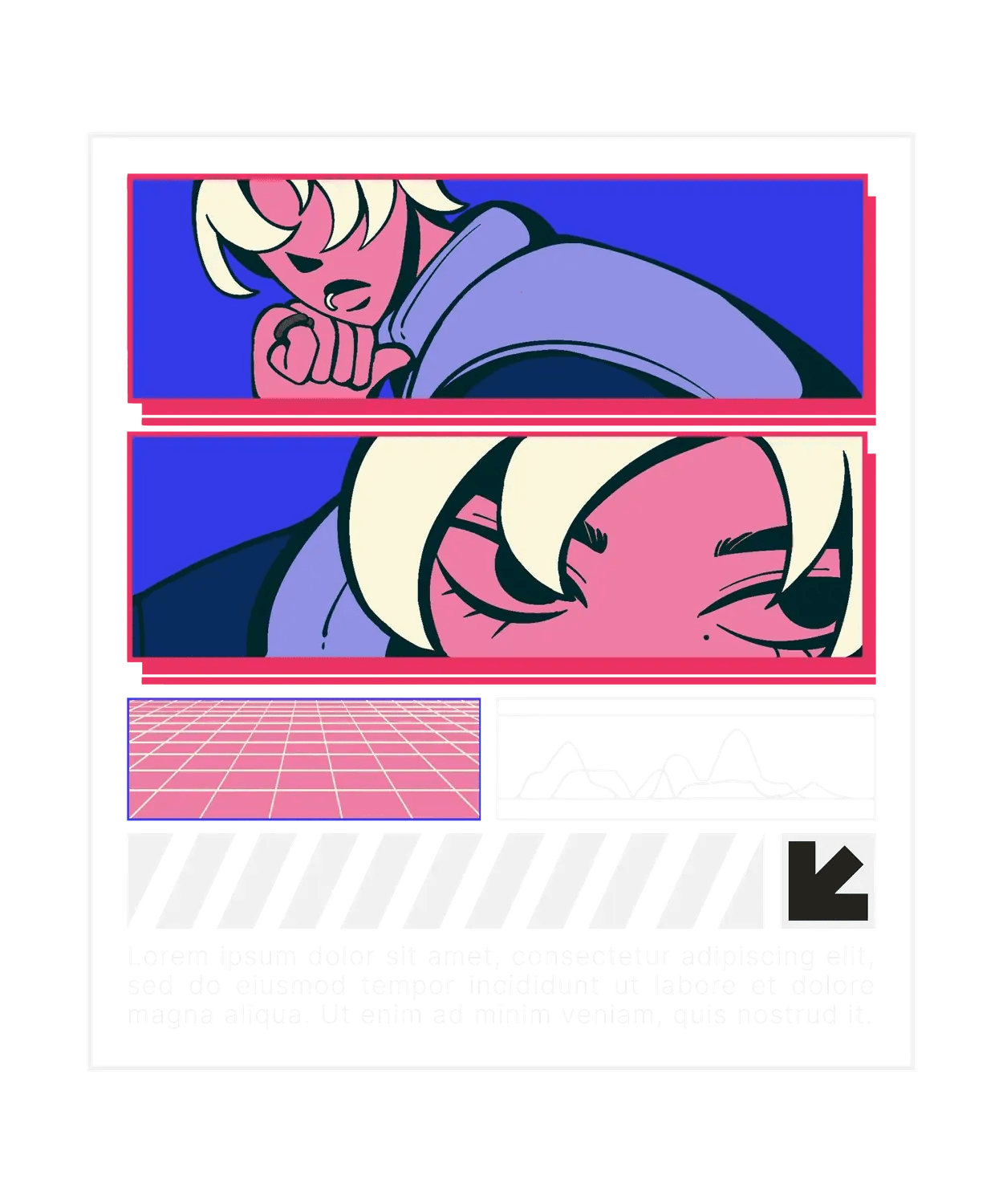 Retro Pop Art - DTF Ready to Press - Heat Press Transfer