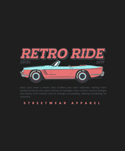 Retro Ride 1977 - DTF Ready to Press - Heat Press Transfer