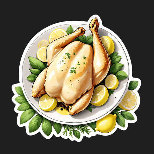 Roast Chicken Feast - Sticker - Heat Press Transfer