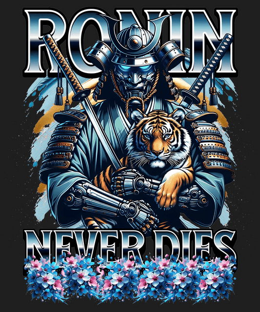 Ronin Tiger Art - DTF Ready to Press - Heat Press Transfer