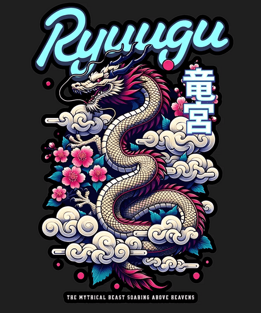 Ryugu Dragon - DTF Ready to Press - Heat Press Transfer