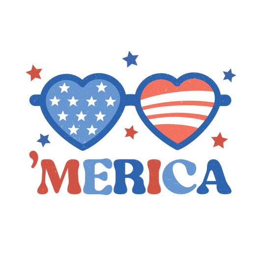 Merica Design - DTF Ready To Press - Heat Press Transfer
