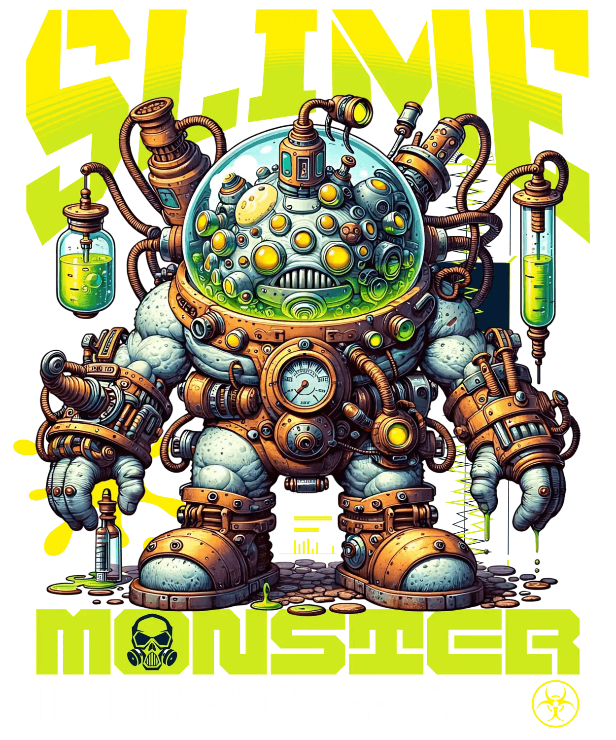 SLIME Monster - DTF Ready to Press - Heat Press Transfer