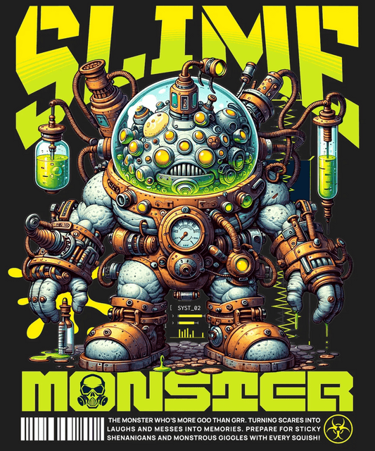 SLIME Monster - DTF Ready to Press - Heat Press Transfer
