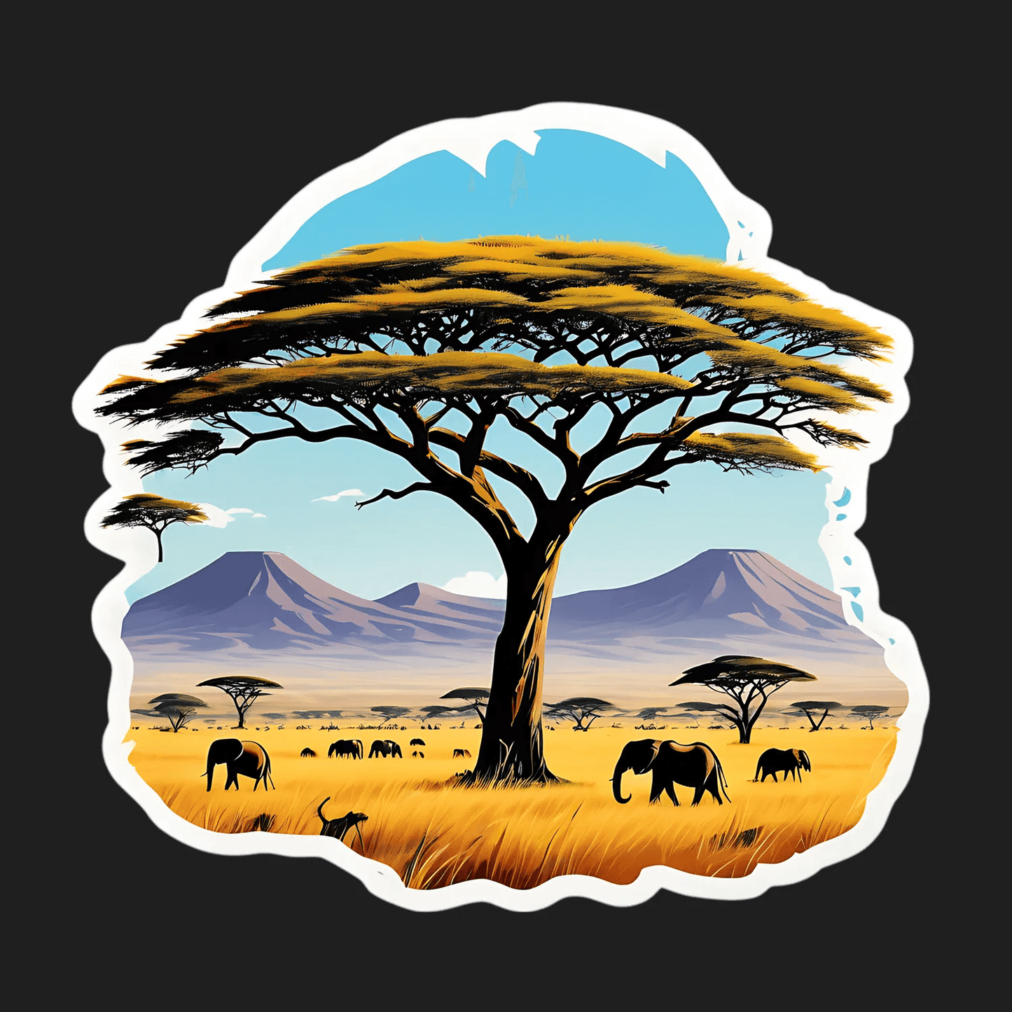 Safari Adventure - Sticker - Heat Press Transfer