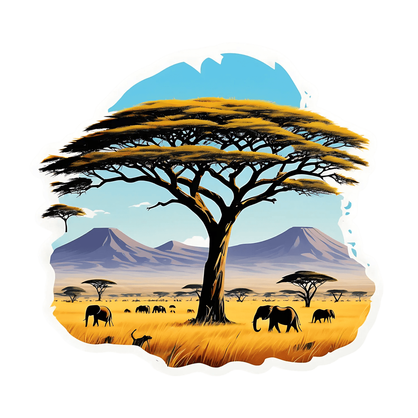 Safari Adventure - Sticker - Heat Press Transfer