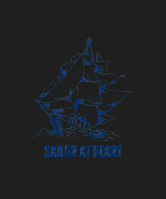Sailor at Heart - DTF Ready to Press - Heat Press Transfer