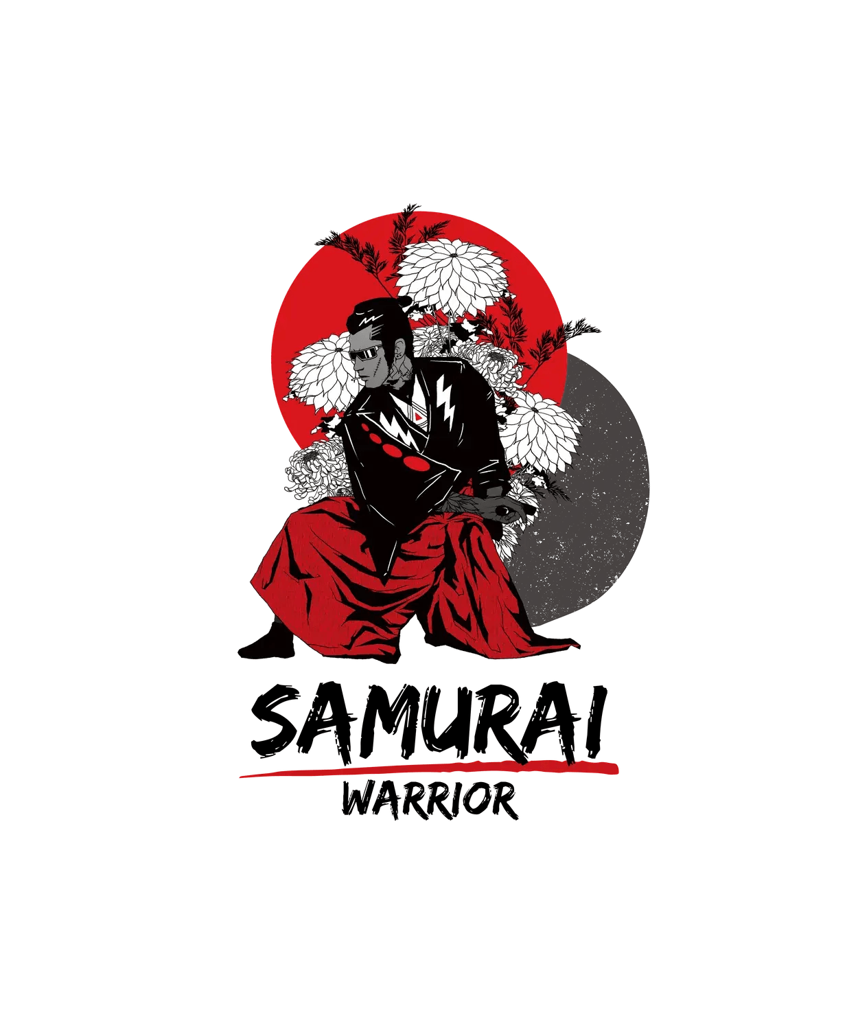 Samurai Warrior - DTF Ready to Press (original)