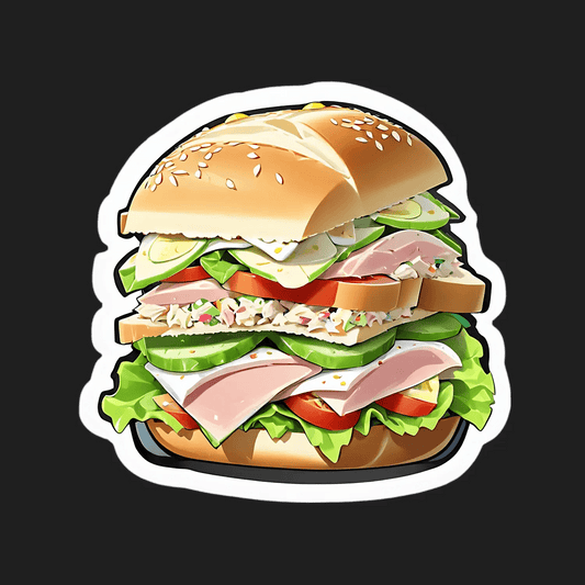 Sandwich Delight - Sticker - Heat Press Transfer