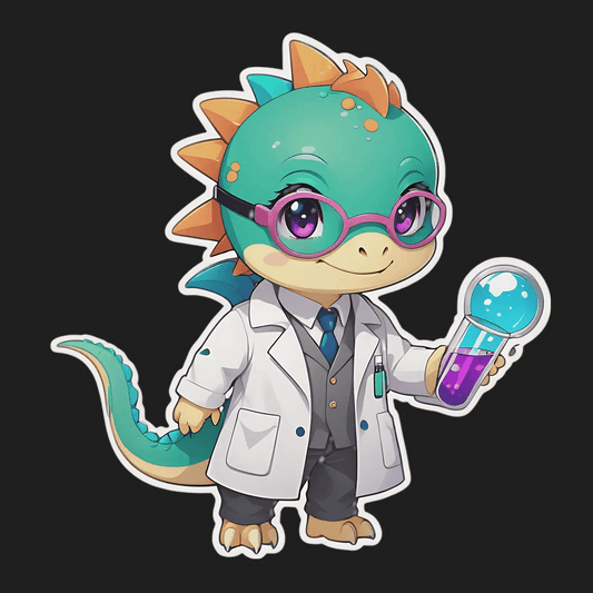 Scientific Dragon - UV Sticker - Heat Press Transfer