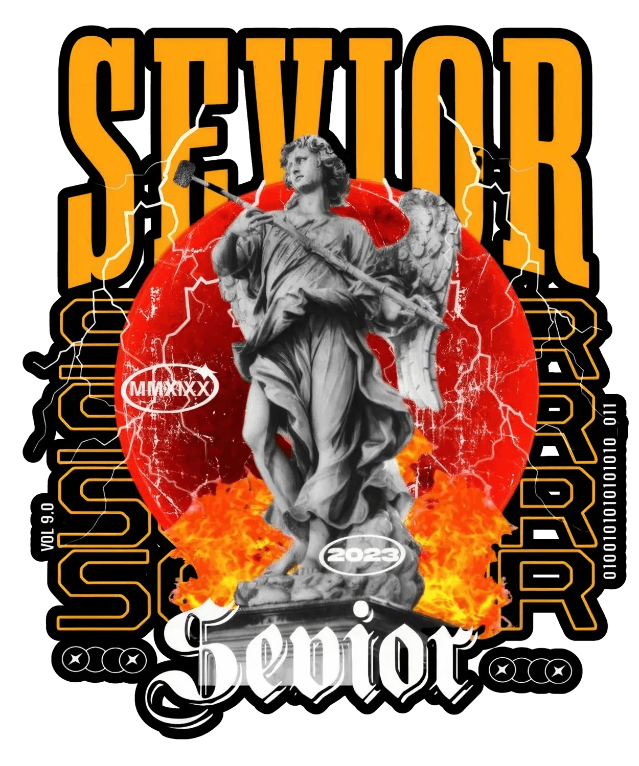Sevior Angel Art - DTF Ready to Press (original)