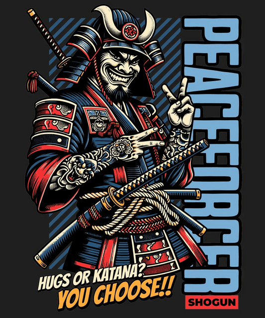 Shogun Samurai Warrior - DTF Ready to Press - Heat Press Transfer