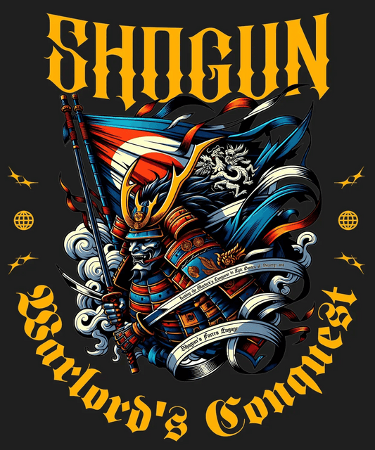 Shogun Warlord's Conquest - DTF Ready to Press - Heat Press Transfer