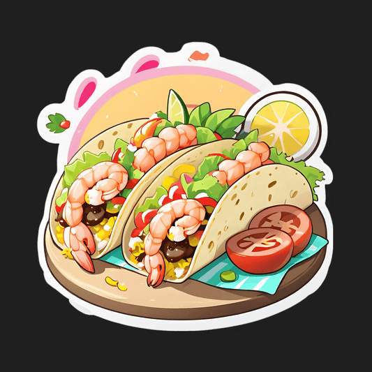 Shrimp Taco Feast - Sticker - Heat Press Transfer