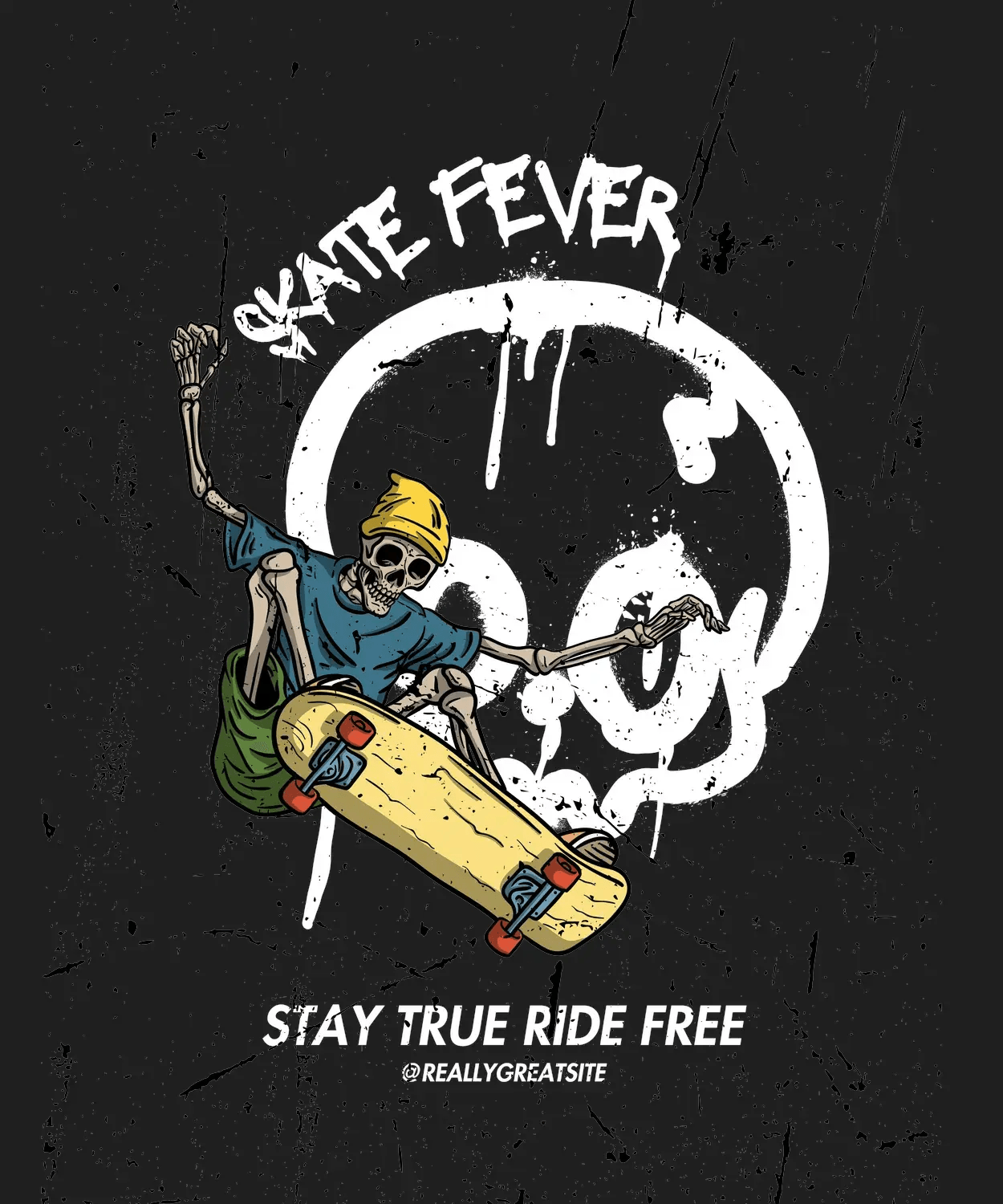 Skate Fever - DTF Ready to Press - Heat Press Transfer