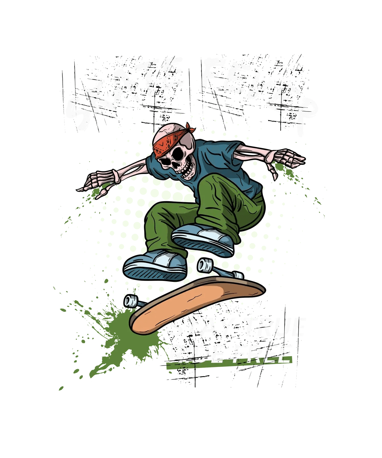 Skate Fever Graphics - DTF Ready to Press - Heat Press Transfer