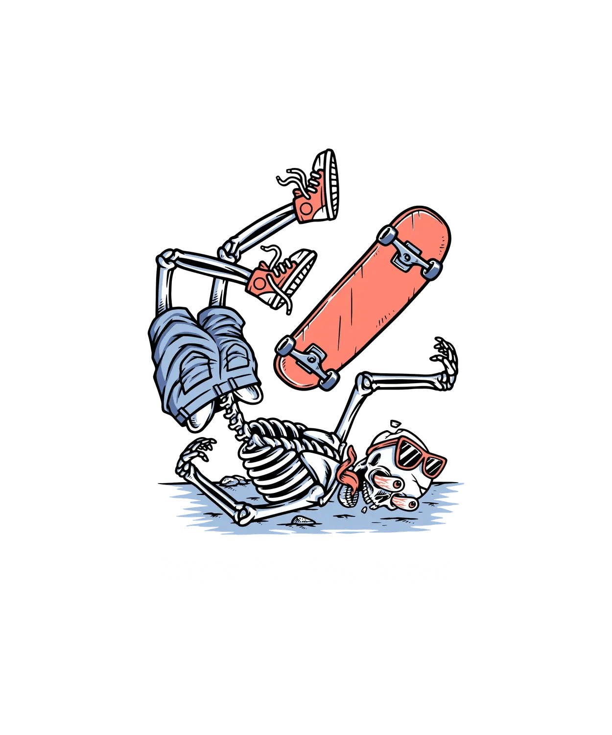 Skate 'Til You Break - DTF Ready to Press - Heat Press Transfer