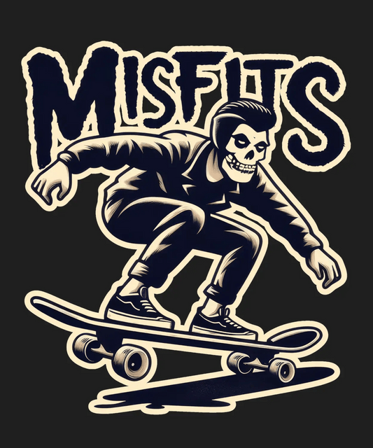 Skateboard Misfits - DTF Ready to Press - Heat Press Transfer