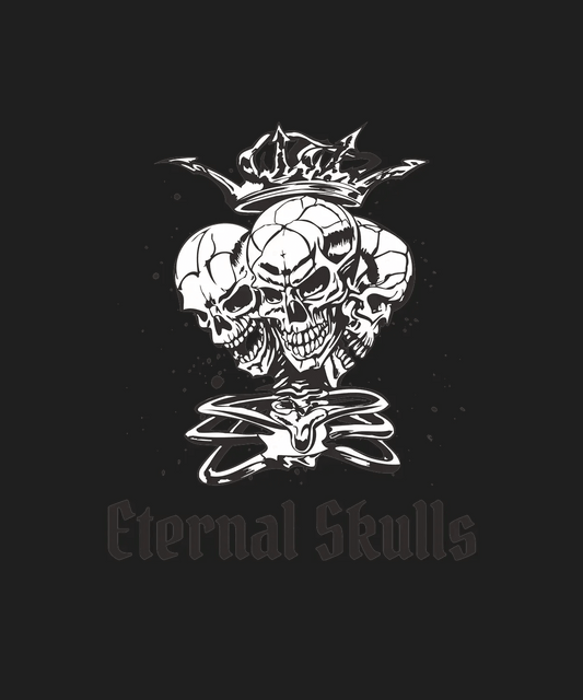 Skull Artwork - DTF Ready to Press - Heat Press Transfer