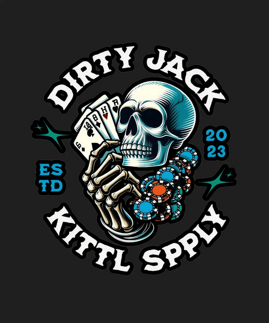 Skull Casino - DTF Ready to Press - Heat Press Transfer