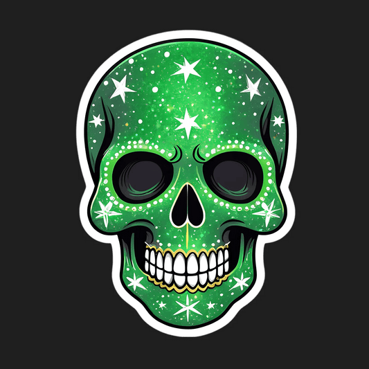 Skull Galaxy - UV DTF Sticker - Heat Press Transfer
