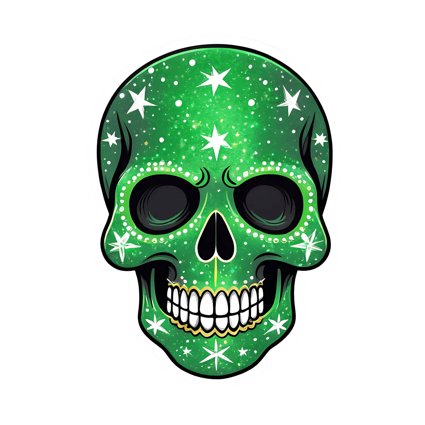 Skull Galaxy - UV DTF Sticker - Heat Press Transfer
