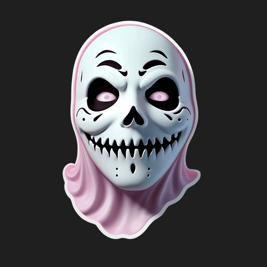 Skull Mask - UV DTF Sticker - Heat Press Transfer