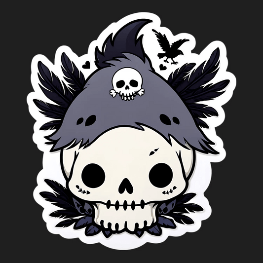 Skull Pirate Hat - UV DTF Sticker - Heat Press Transfer