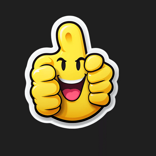 Smiley Face Emoji - UV DTF Sticker - Heat Press Transfer