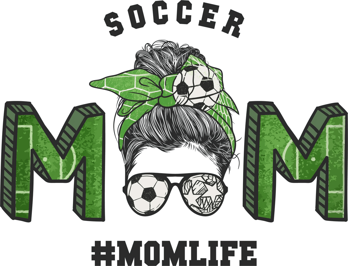 Soccer Mom Design - DTF Ready To Press - Heat Press Transfer