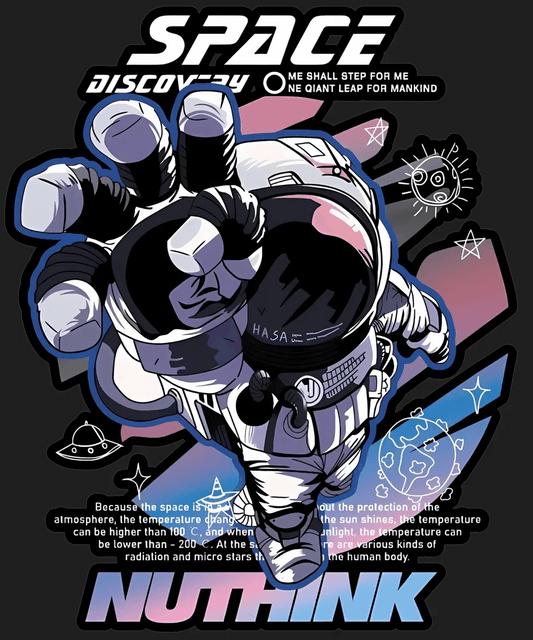 Space Discovery Astronaut - DTF Ready to Press - Heat Press Transfer