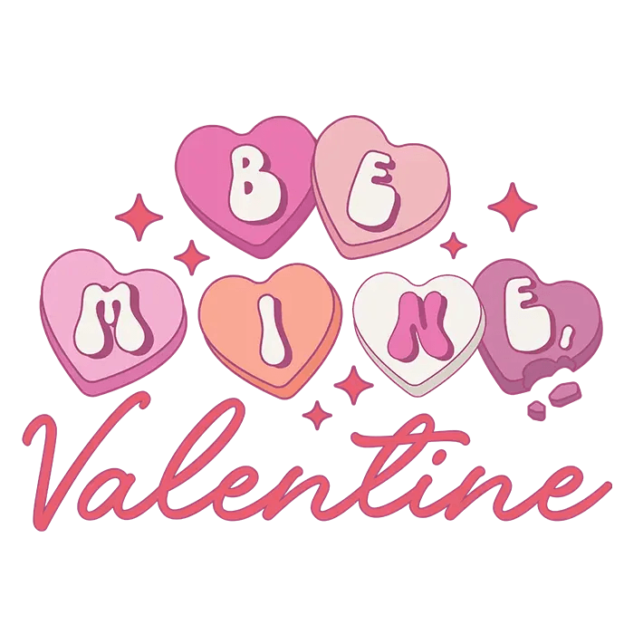 Sparkle & Love: Valentine’s Day DTF Gang Sheet 22"x60" Premade DTF Gang Sheet - Heat Press Transfer