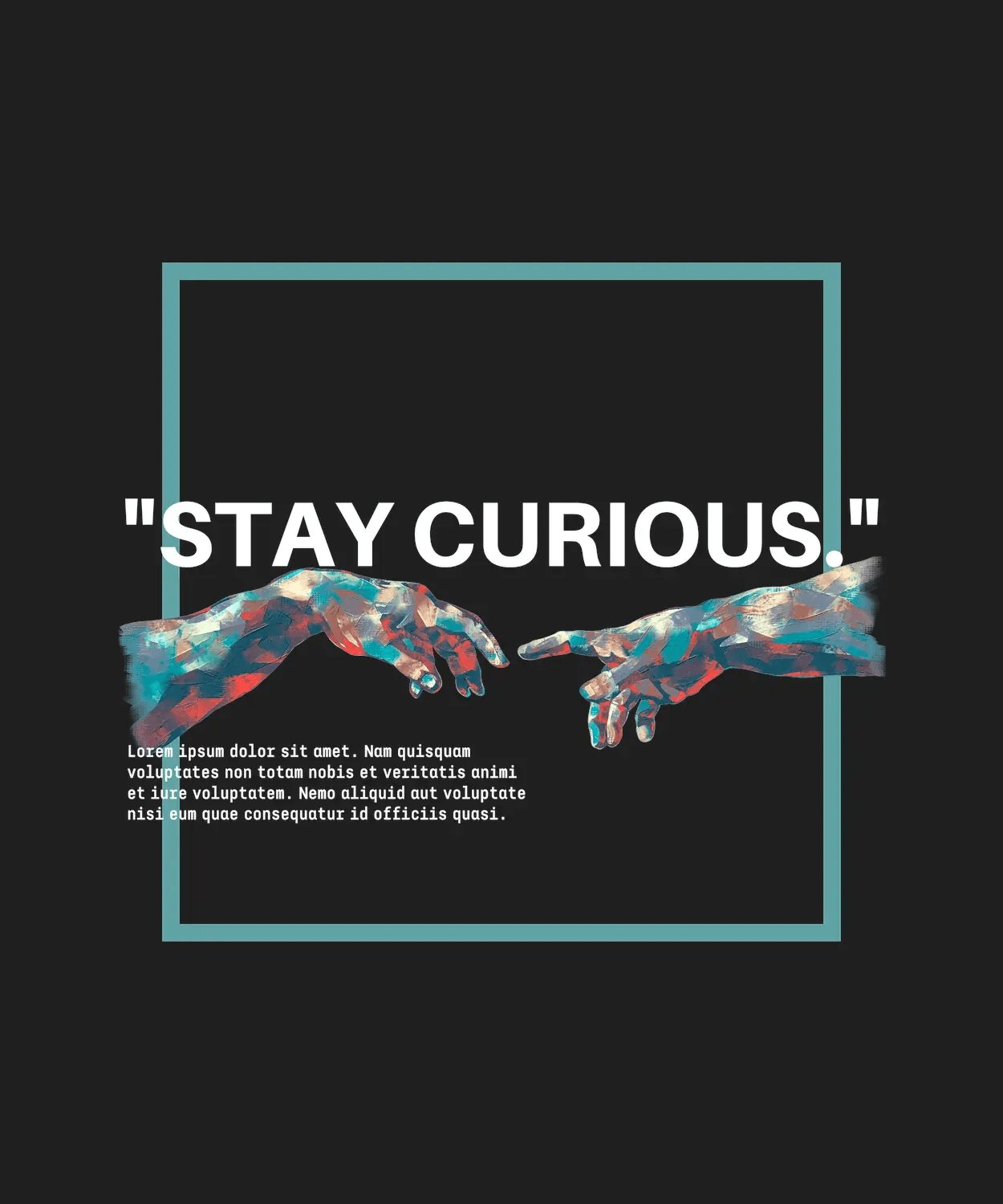 Stay Curious - DTF Ready to Press (black_bg)