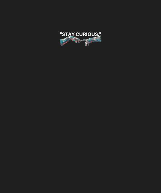 Stay Curious Motif - DTF Ready to Press - Heat Press Transfer